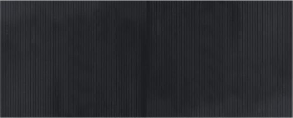 vidaXL Teppich Rechteckig Schwarz 80x200 cm Bambus 376774 Bild 2