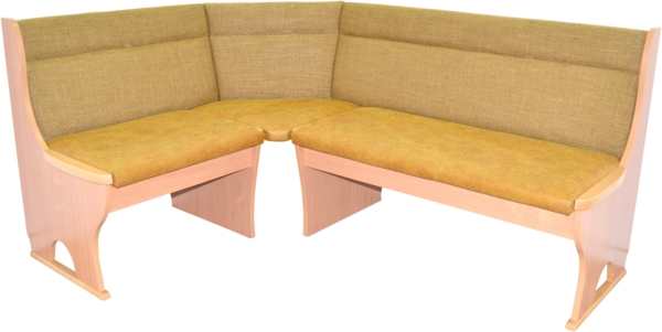 Truheneckbank "Carmen" buche/gelb