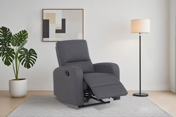 Home affaire Relaxsessel TOURNAY, TV-Sessel mit Recliner - und Liegefunktion, Webstoff, Ruhesessel mit Beinablage, Liegefläche ideal verstellbar 105°-135°