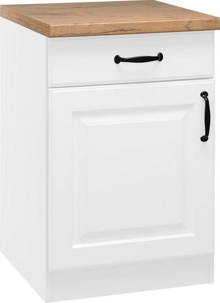 wiho Küchen Unterschrank Erla 60 cm breit mit Kassettenfront