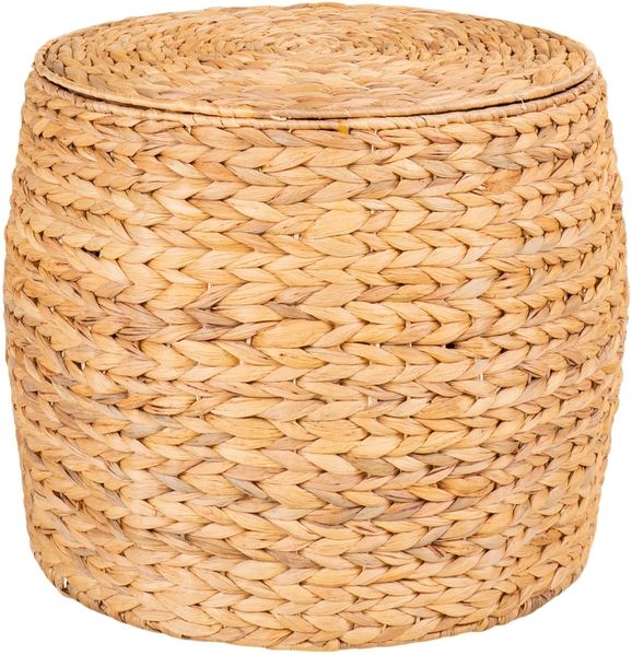 Beistelltisch >Delia< in Natur, Wasserhyazinthe - 43x34x43cm (BxHxT)