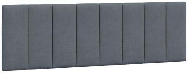 vidaXL Bettgestell mit LED ohne Matratze "Hanko" Dunkelgrau 160x200 cm Samt 3213788 Bild 10