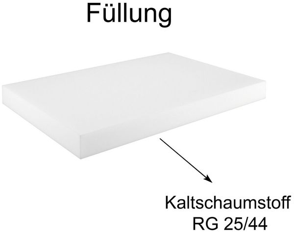 sunnypillow Sitzkissen Palettenkissen mit abnehmbarem Bezug Sitzkissen 120x80x15cm, Anthrazit Bild 4