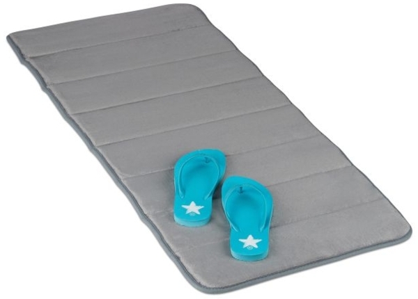 Memoryschaum Badematte in Grau