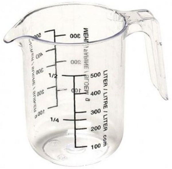 axentia Messbecher Messbecher, ca. 500 ml 231603, (1-St)