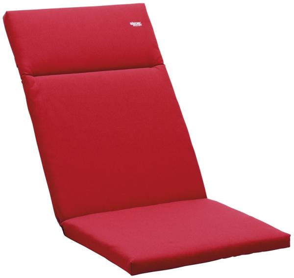 Sieger 5550 4914 Relax-Auflage Schaum / Vlies Füllung, Polypropylen Rot 49 x 4 x 164 cm