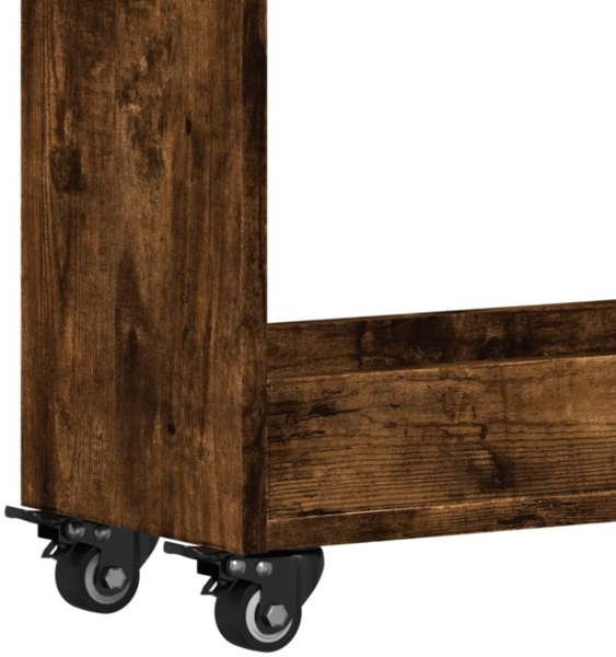 vidaXL Schrank mit Rollen Räuchereiche 60x22x79 cm Holzwerkstoff 840419 Bild 8
