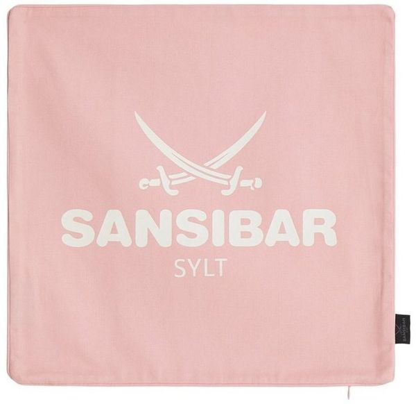 Sansibar Sylt Kissenhülle Kissenbezug Sansibar Sylt Kissenhülle, Sansibar Logo Druck, 45x45 cm, mit Logo-Schriftzug, mit verdecktem Reißverschluss