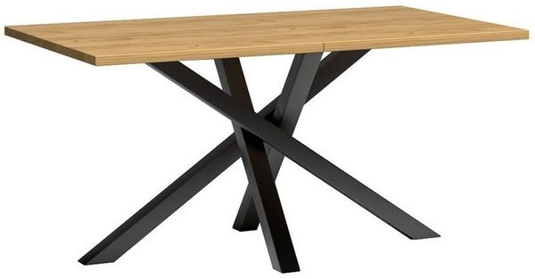 Compleo Esstisch Esszimmertisch SENTI ausziehbar 160-260 cm, Modernes Design, Esszimmer