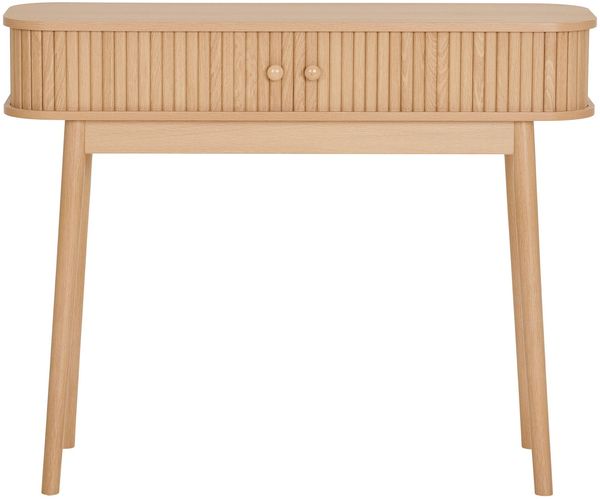 House Nordic Konsolentisch, 2 Türen, natur, 100x30x80 cm
