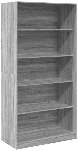 vidaXL Kleiderschrank Grau Sonoma 100x50x200 cm Holzwerkstoff 3307734