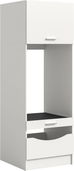 Waschmaschinenschrank (B/H/T: 66x195x68 cm) in weiß Nachbildung