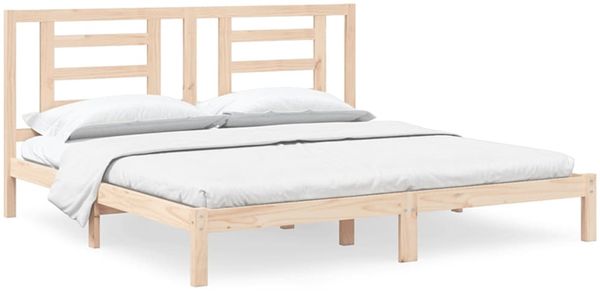 vidaXL Massivholzbett Kiefer 200x200 cm [3104368] Bild 2