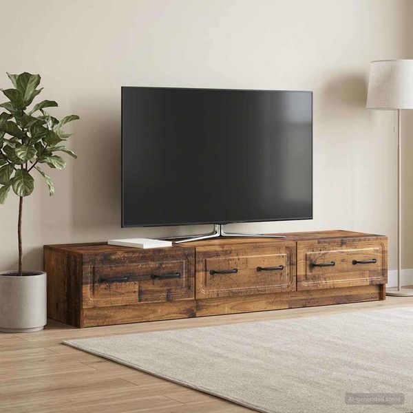 vidaXL TV-Schränk Altholz 147 x 34,5 x 27 cm Holzwerkstoff 895863