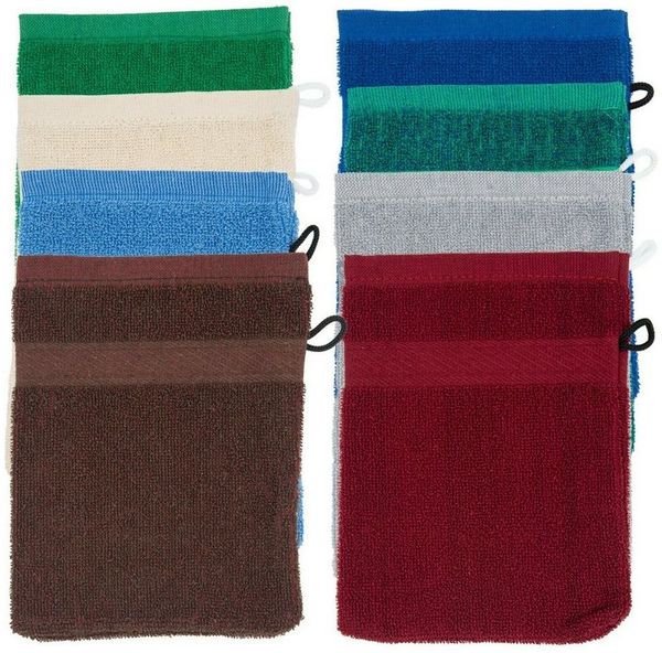 TSB Werk Waschlappen 1-28 Waschlappen Waschhandschuh Lappen Seiflappen (4-tlg), Seifenlappen, Waschen, Handtuch