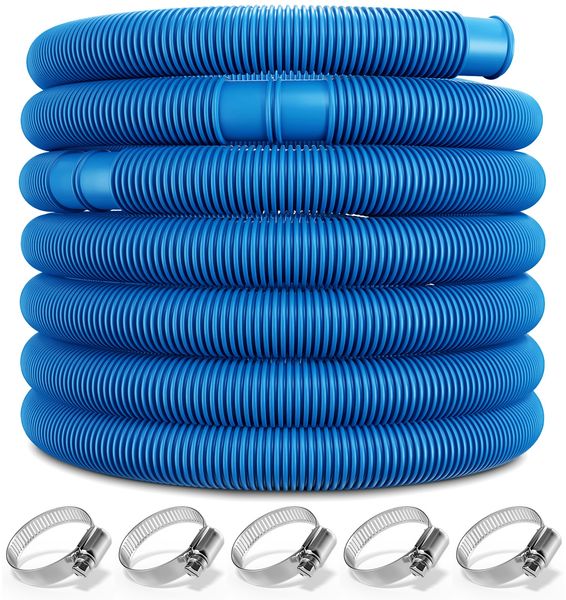 Poolschlauch 6m 32mm blau