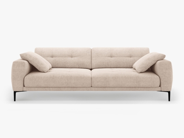 Micadoni Sofa Bemy 4-Sitzer Strukturierter Stoff Sand Bild 1