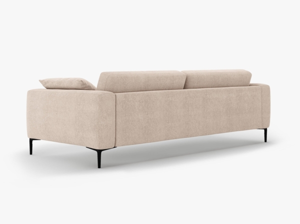 Micadoni Sofa Bemy 4-Sitzer Strukturierter Stoff Sand Bild 3