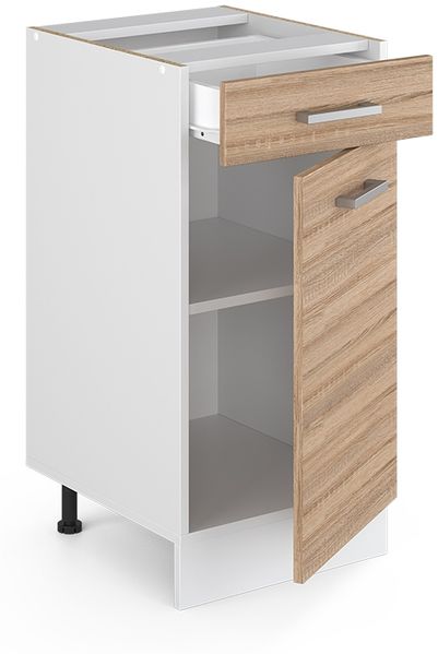 Unterschrank R-Line Sonoma 40 cm mit Schublade, ohne Arbeitsplatte Vicco Bild 5