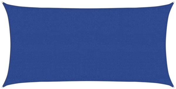 vidaXL Sonnensegel 160 g/m² Rechteckig Blau 3x6 m HDPE 311515