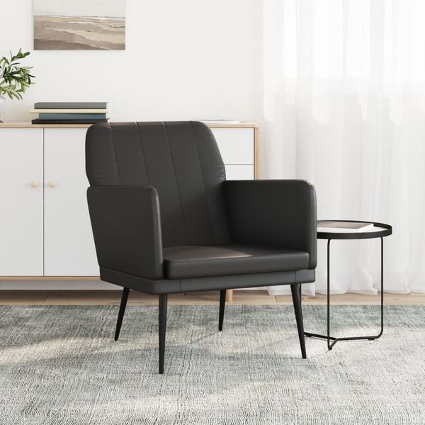 vidaXL Sessel Schwarz 61x78x80 cm Kunstleder 351392