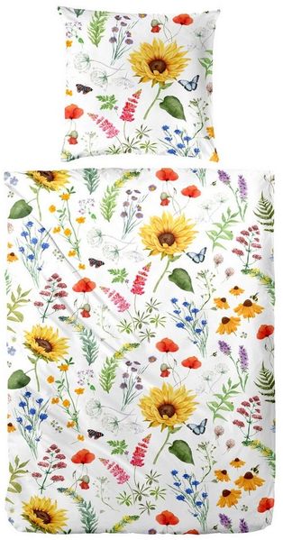 Primera Renforce Bettwäsche 135x200 Bienenretter Wiesenblumen 123114-59