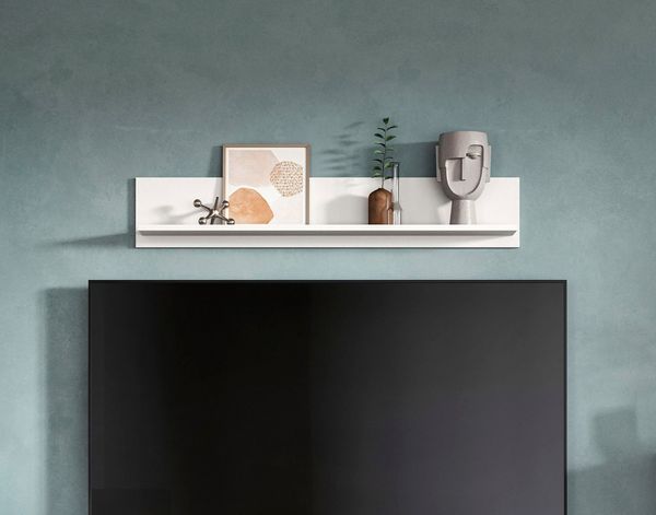 Home affaire Wandboard FLORENZ, 110 cm, Matt, 1-tlg, Wandboard, Wandregal, Regal, Wohnzimmer, Esszimmer