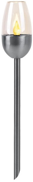 5x LED Außenlampe, Solarleuchte, Metall, schwarz, H 38 cm Bild 8