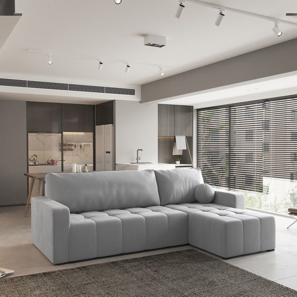 Masseno Ecksofa VOLIRA mit Schlaffunktion L-Form, Sofa mit Bettkasten