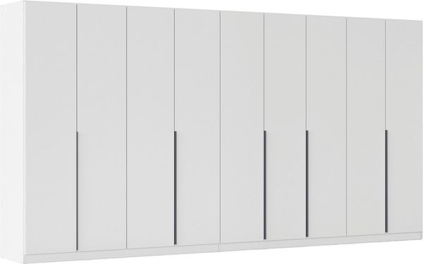 OTTO home Drehtürenschrank Kleiderschrank Schrank Garderobe AGORDO Schlafzimmer (in zwei Griff-Farben, Breiten 91-405 cm, Dekor- oder Hochglanzfront) durchdachte Innenausstattung, in 8 Breiten und 2 Höhen MADE IN GERMANY