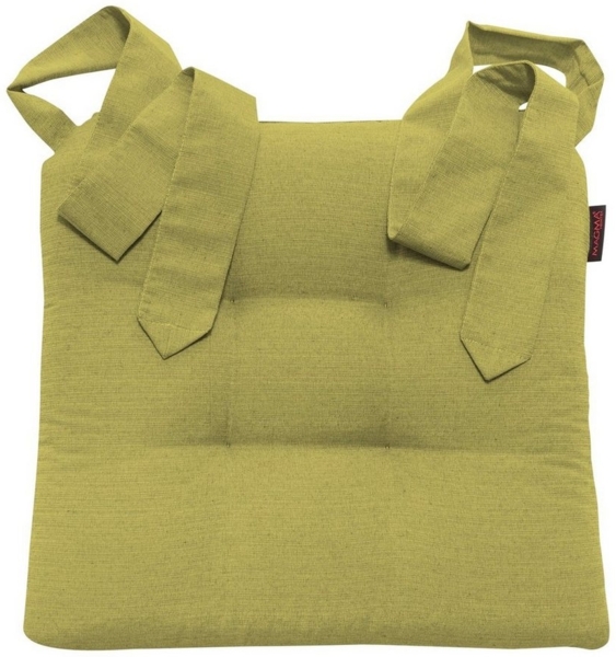 Magma Heimtex Sitzkissen Fino Schleifenband Stuhlauflage Rattanstühle, extra dick Schleifenband