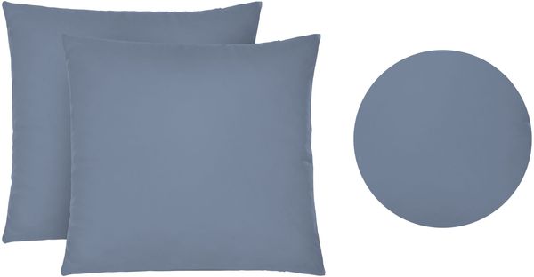 biberna Feinjersey-Spannbetttuch 0077144, blau, 2x 80x80cm Bild 5