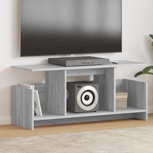 vidaXL TV-Ständer Graues Sonoma 102 x 35 x 45 cm Holzwerkstoff 890997