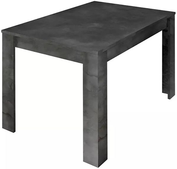 Dmora Ausziehbarer Tisch Takumi, Küchenkonsole, Esstisch mit Verlängerung, Ausziehbares Küchenregal, Made in Italy, 137x90 h79 cm, Schiefer