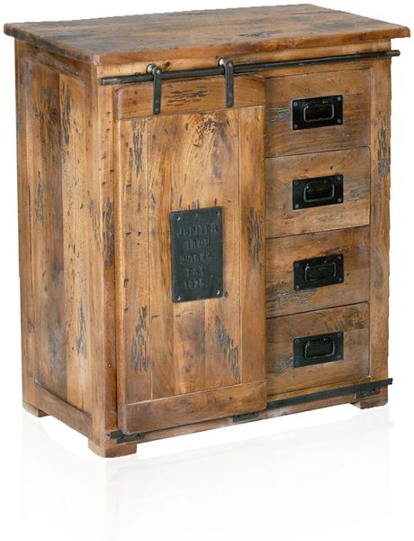 Möbel-Eins BRISTOL Sideboard VIII, Material Massivholz, Mango rustikal Bild 3