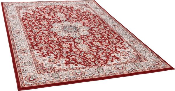 THEKO Wollteppich Dolna - 859, rechteckig, Höhe: 10 mm, Kurzflor, reine Wolle, Orient-Optik