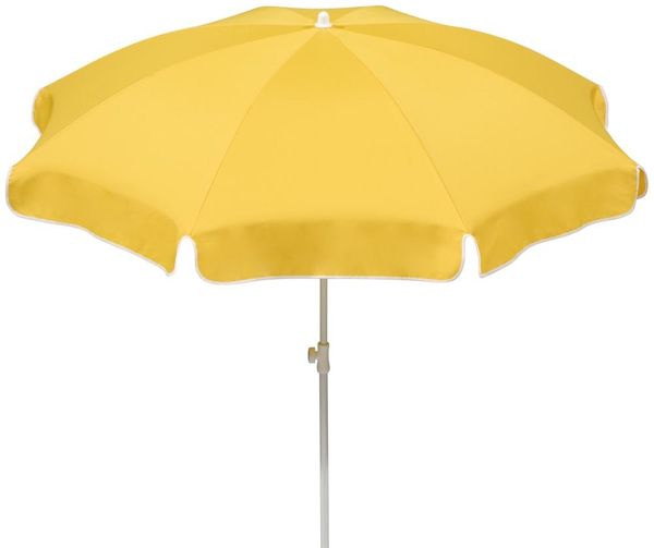 Schneider 'Ibiza 240/8' Sonnenschirm, rund, Ø ca. 240 cm, goldgelb