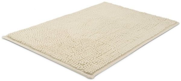 Beautissu Badematte Badezimmerteppich BeauMare WR rutschfest 120x70 cm Natur