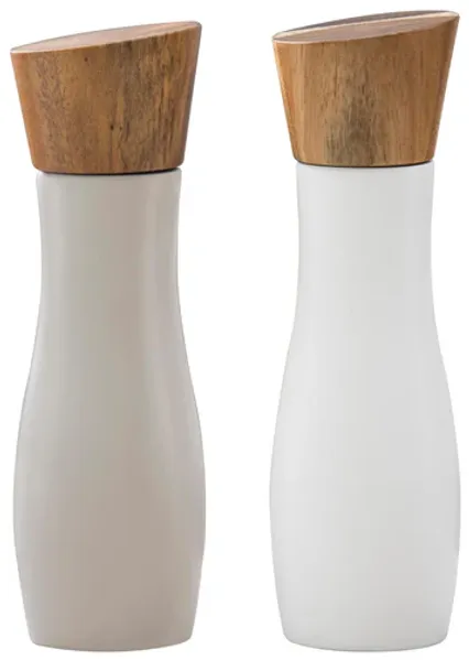 Ladelle Essentials White /Stone Salz- / Pfeffer-Mühle