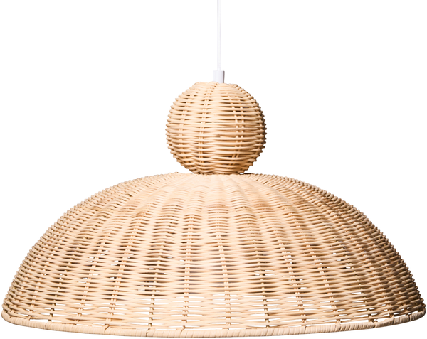 Hängeleuchte SUERTE Rattan Naturfarben