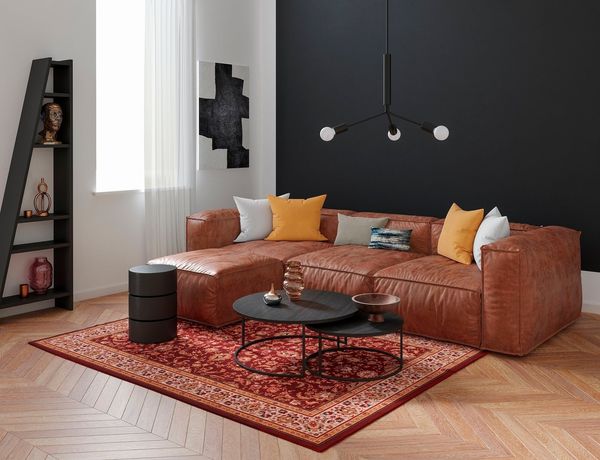 THEKO Wollteppich Dolna - 808, rechteckig, Höhe: 10 mm, Kurzflor, reine Wolle, Orient-Optik