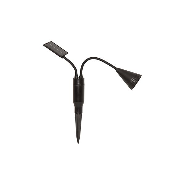 Solar Garten-Spot ,Spotlight Powerspot', kabellos, warmweiße LED, schwarz, H 34cm
