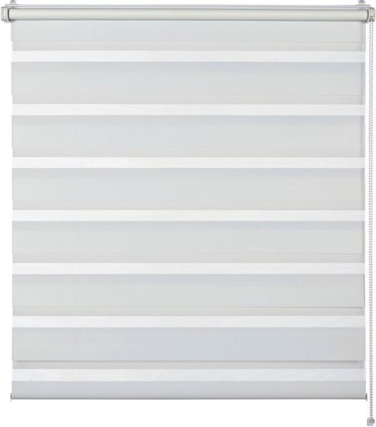 Doppelrollo Tilda, SCHÖNER WOHNEN-Kollektion, transparent, mit Bohren/ohne Bohren, freihängend, Klemmfix, geklemmt, silberne oder weiße Rollo-Technik