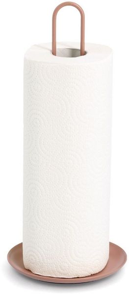 Zeller Present Küchenrollenhalter Mocca, Trendfarbe, standsicher