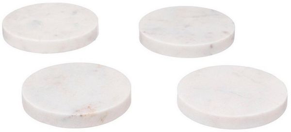 Secret de Gourmet Glasuntersetzer MARBLE, Zubehör für Tischdekoration, 4er-Set