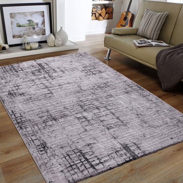 Sanat Teppich Evra 7010, rechteckig, Höhe: 22 mm, Kurzflorteppich mit Hoch Tief Struktur, auch als Läufer, Wohnzimmer