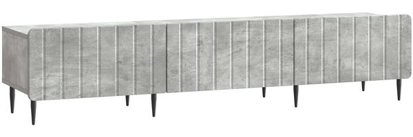 vidaXL TV-Schränk Betongrau 147 x 34,5 x 32 cm Holzwerkstoff 894478