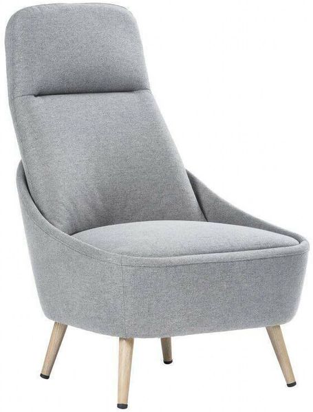 Dmora Stuhl Azzio, Büro-Wartestuhl, Ergonomischer Sessel, 77x65h100 cm, Grau