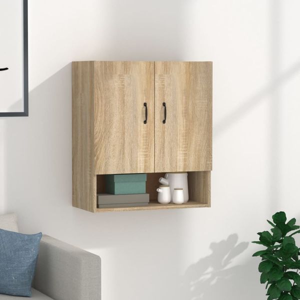 vidaXL Wandschrank Sonoma-Eiche 60x31x70 cm Holzwerkstoff 812882