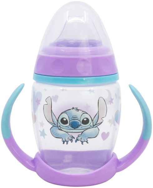 Disney Stitch Trinklernbecher 270 ml – Kinderbecher mit weichem Silikonaufsatz